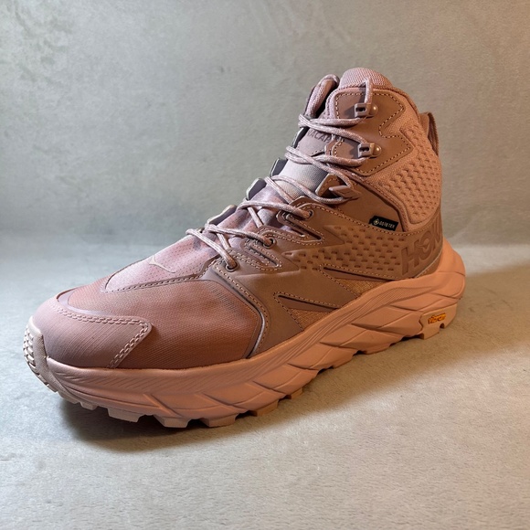 HOKA ANACAPA Mid Gore-Tex Waterproof Hiking Unisex Shoe Boot Peach Sz 13W/ 11.5M - Picture 11 of 16
